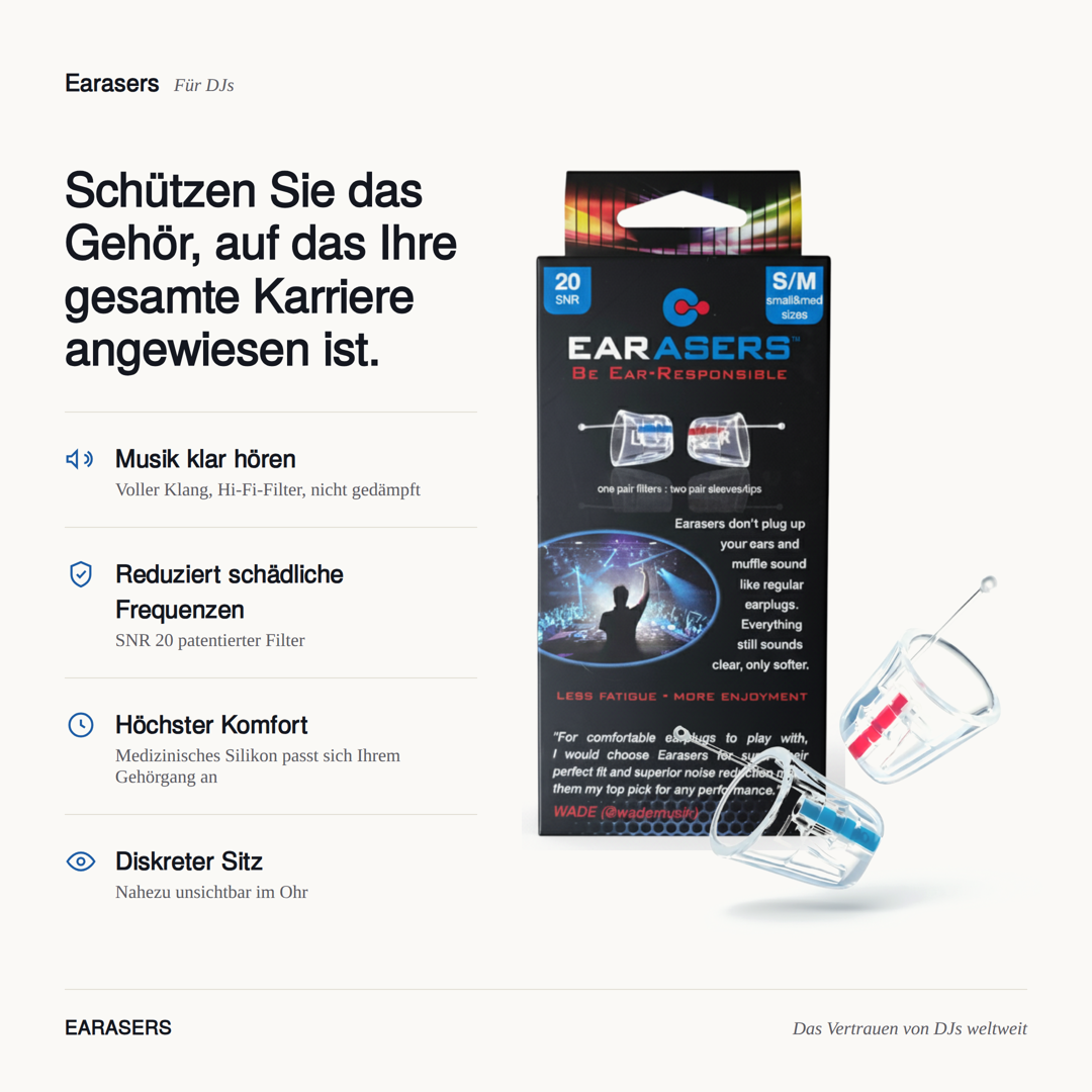 Earasers DJ Ohrstöpsel