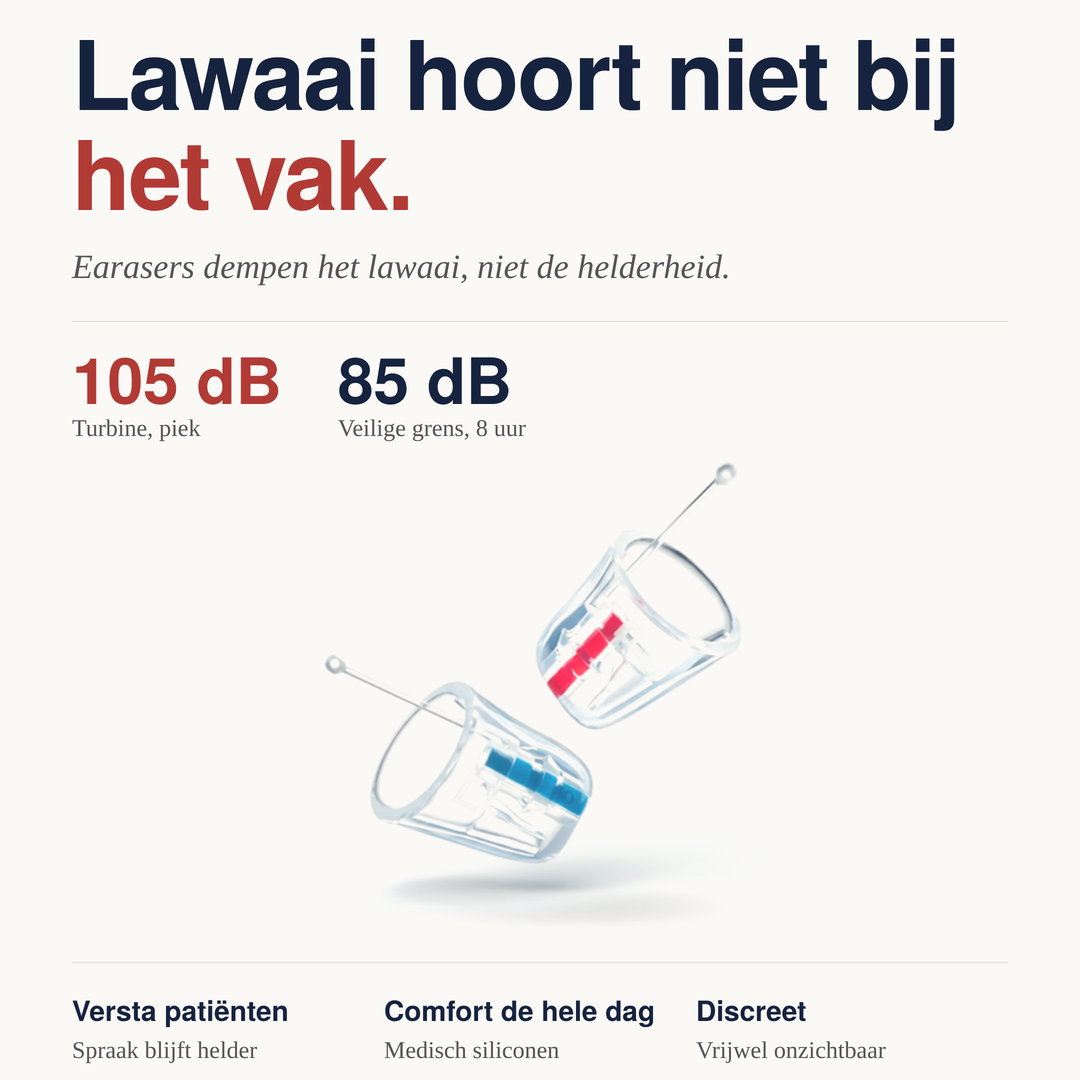 Earasers Tandarts & Mondhygiënist oordoppen